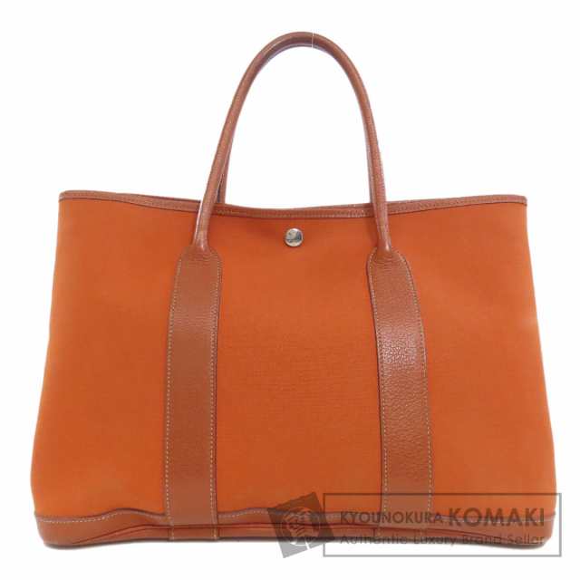 エルメス HERMES ガーデンパーティPM トートバッグ トワルオフィシェ レディース 中古