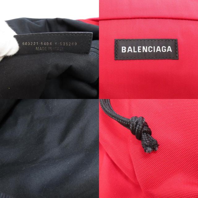 バレンシアガ BALENCIAGA  ロゴ  リュック・デイパック ナイロン素材 レディース  中古の通販は