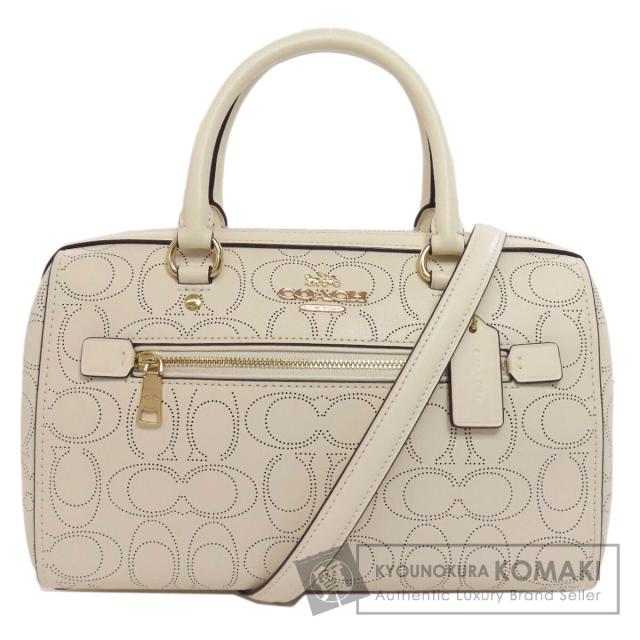 コーチ COACH 1006  シグネチャー 2WAY  ハンドバッグ レザー レディース  中古の通販は