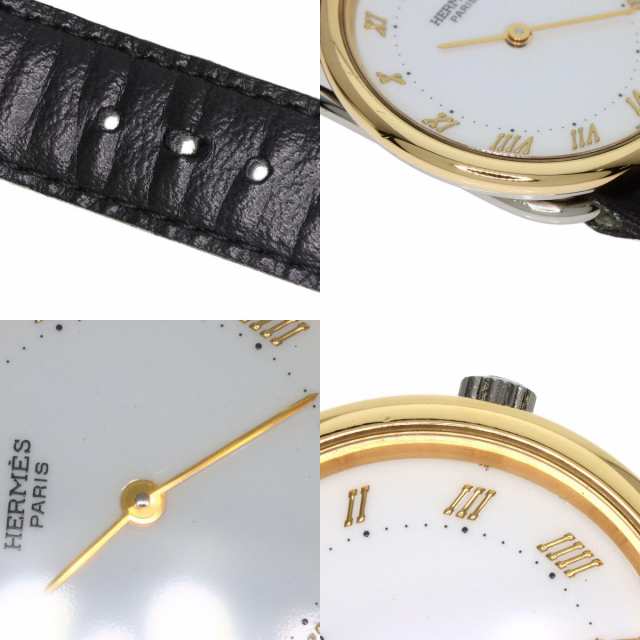 エルメス HERMES  アルソー  腕時計 ステンレススチール 革 GP  レディース  中古の通販は