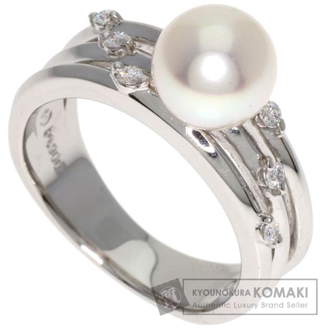 タサキ TASAKI パール 真珠 ダイヤモンド リング・指輪 プラチナPT900  