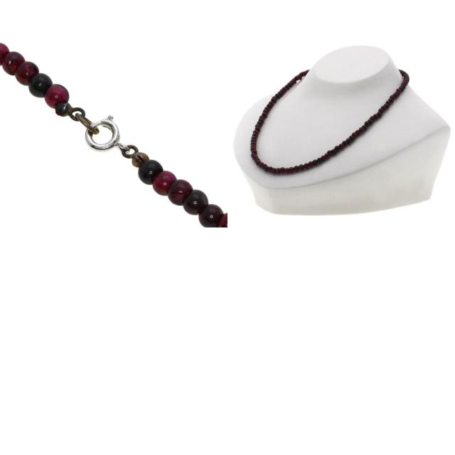 セレクトジュエリー SELECT JEWELRY ラピスラズリ 淡水パール 5連 ガーネット オニキス 中古_9