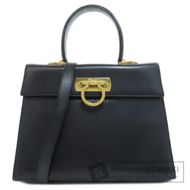サルヴァトーレフェラガモ Salvatore Ferragamo  ガンチーニ金具 2WAY  ハンドバッグ レザー 中古の通販は