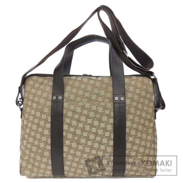 ダンヒル Dunhill  ディーエイト 総柄 2WAY  ビジネスバッグ キャンバス メンズ  中古