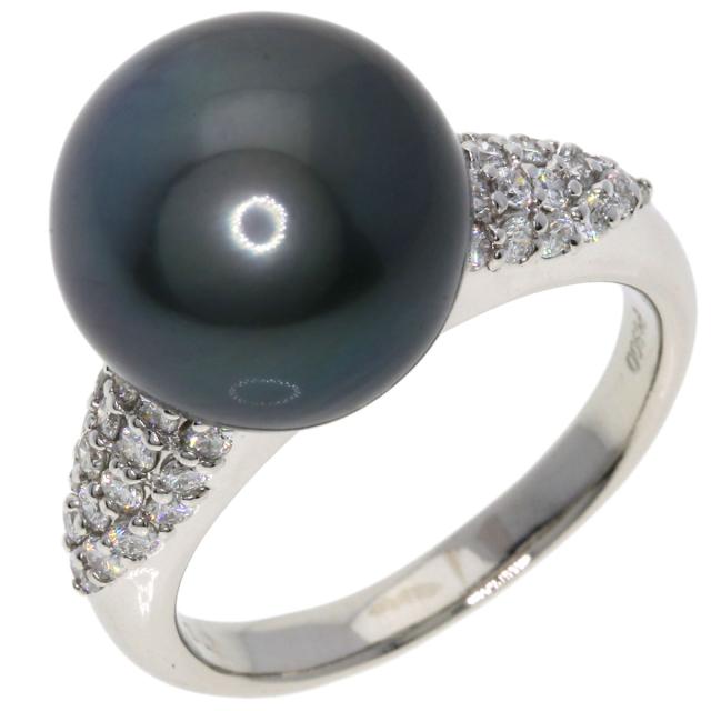 セレクトジュエリー SELECT JEWELRY ブラックパール 真珠 ダイヤモンド  