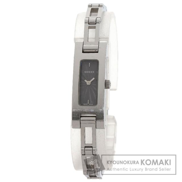 グッチ GUCCI 3900L  スクエアフェイス  腕時計 ステンレススチール SS   レディース  中古の通販は