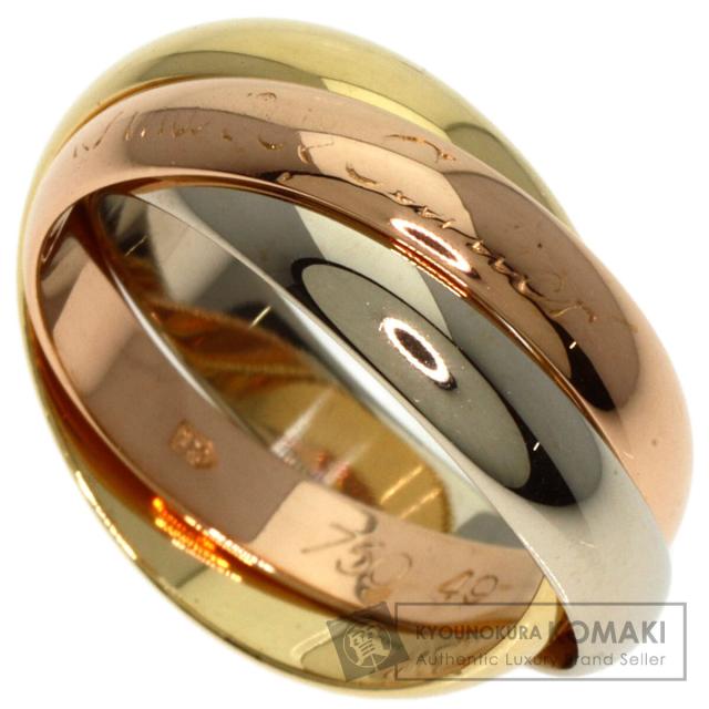 カルティエ CARTIER  トリニティ #49  リング・指輪 K18イエローゴールド レディース  中古の通販は