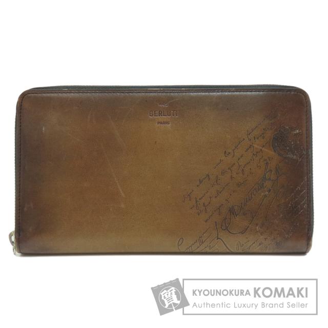 ベルルッティ Berluti  カリグラフィ  長財布（小銭入れあり） レザー メンズ  中古の通販は長財布