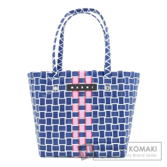 マルニ MARNI  ロゴ  ハンドバッグ ポリプロピレン レディース  中古