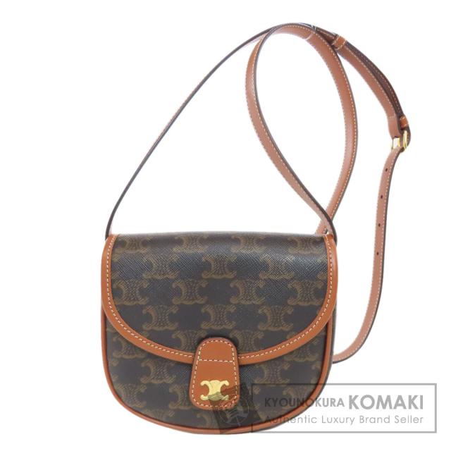 セリーヌ CELINE  トリオンフ  ショルダーバッグ PVC レディース  中古