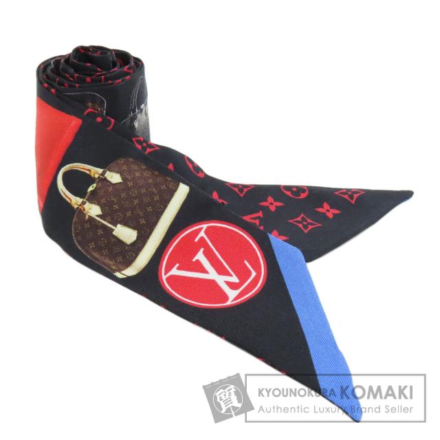 ルイヴィトン LOUIS VUITTON  バンドー  スカーフ シルク レディース  中古