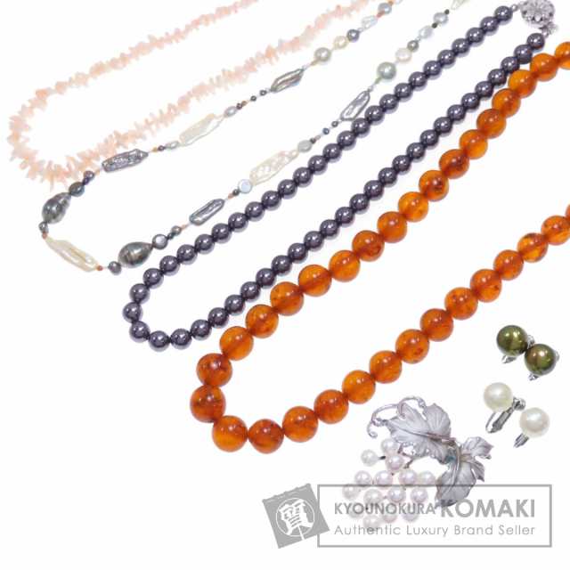 セレクトジュエリー SELECT JEWELRY  7点セット ブローチ イヤリング  ネックレス 金属製 SV    中古の通販は