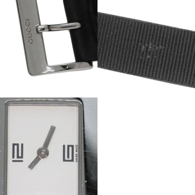 グッチ GUCCI 4900L スクエアフェイス 腕時計 ステンレススチール 革