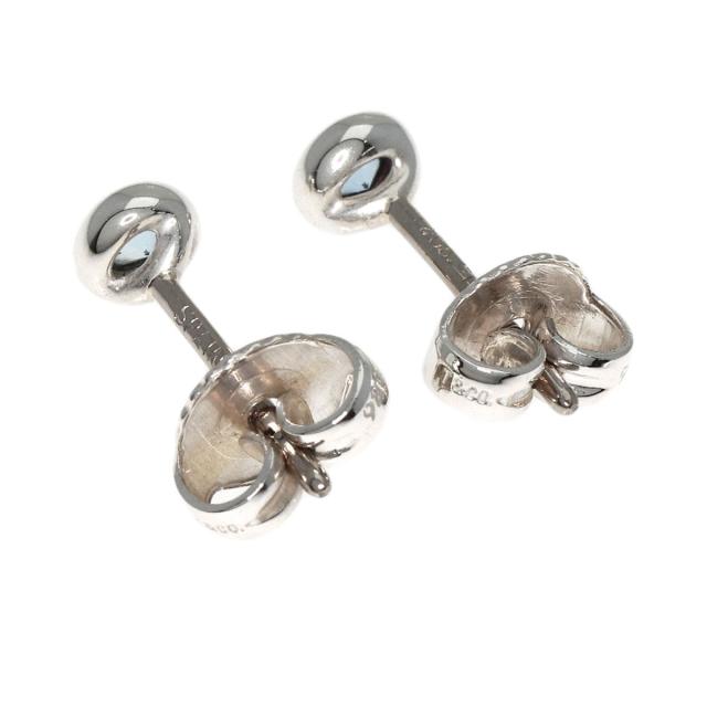 ティファニー TIFFANY&Co. バイザヤード アクアマリン ピアス シルバー