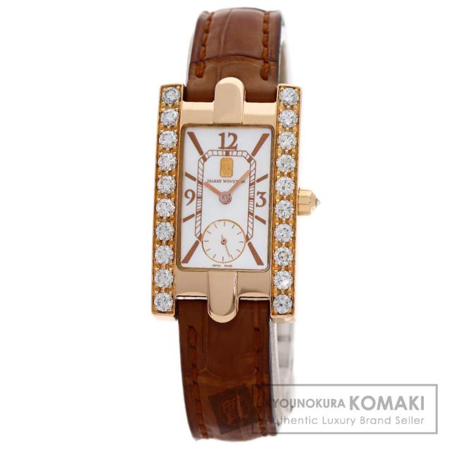 ハリーウィンストン HARRY WINSTON 310LQR AVEQHM21RR029 アヴェニュー 腕時計 K18ピンクゴールド 中古