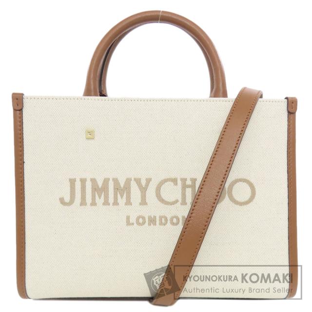 ジミーチュウ Jimmy Choo  2WAY  ハンドバッグ キャンバス レディース  中古