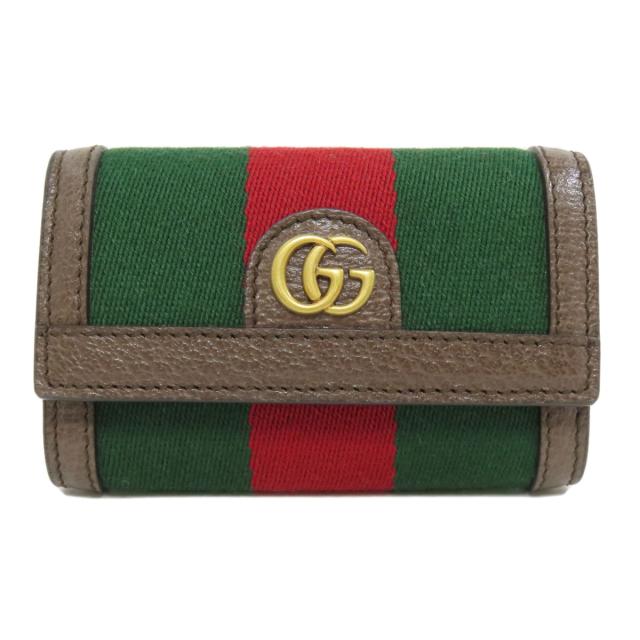 GUCCI　キーケース　グッチ　キーケース　GGキャンパス　シェリーライン 楽天市場】【新品未使用品】GUCCI グッチ GGキャンバス