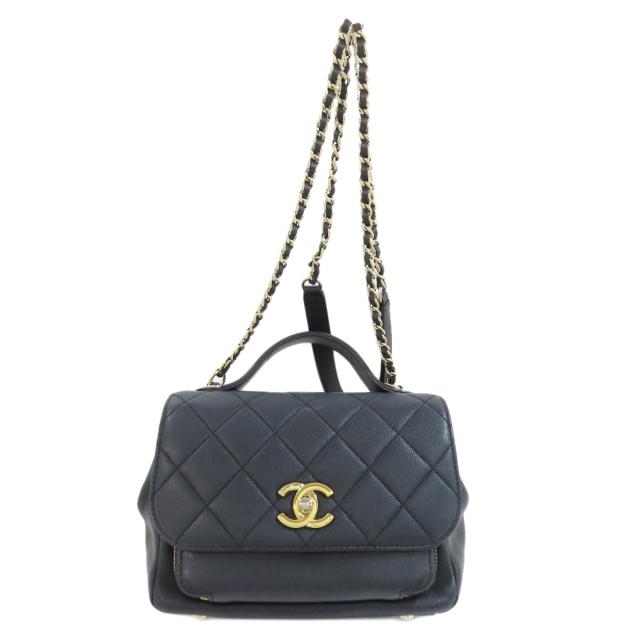 シャネル CHANEL  ビジネスアフィニティ 2WAY  ショルダーバッグ キャビアスキン レディース  中古の通販は