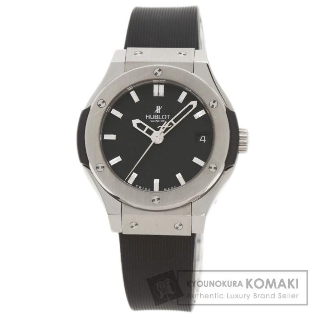 ウブロ HUBLOT 581.NX.1170.RX クラシックフュージョン 腕時計 チタン ラバー レディース 中古