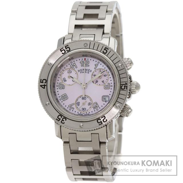 エルメス HERMES CL2.310  クリッパー ダイバー クロノグラフ 新バックル  腕時計 中古の通販は