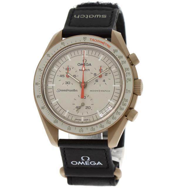 スウォッチ Swatch S033C100 MISSION TO JUPITER スピードマスター オメガ コラボ 腕時計 中古_1