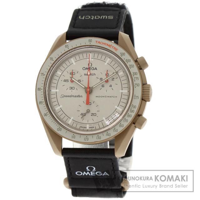 スウォッチ Swatch S033C100 MISSION TO JUPITER スピードマスター オメガ コラボ 腕時計 中古