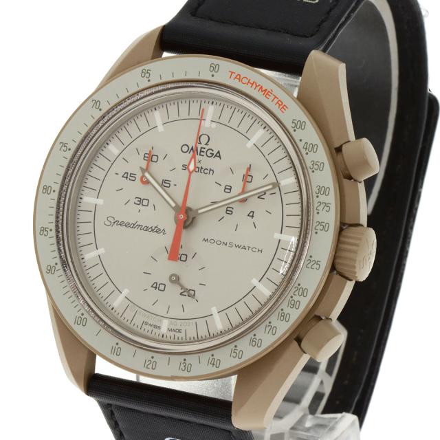 スウォッチ Swatch S033C100 MISSION TO JUPITER スピードマスター オメガ コラボ 腕時計 中古_3