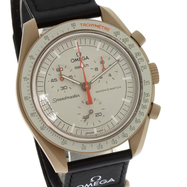 スウォッチ Swatch S033C100 MISSION TO JUPITER スピードマスター オメガ コラボ 腕時計 中古_4