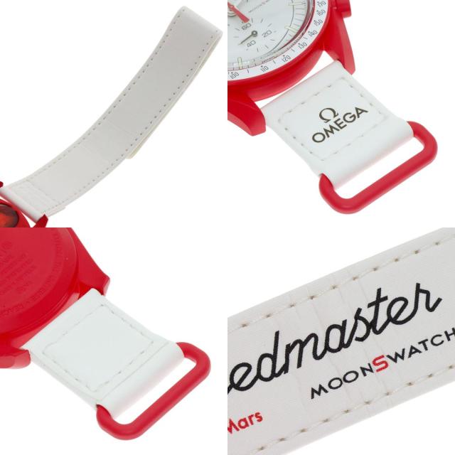 スウォッチ Swatch S033R100 MISSION TO MARS スピードマスター オメガ コラボ 腕時計 セラミック 中古_7