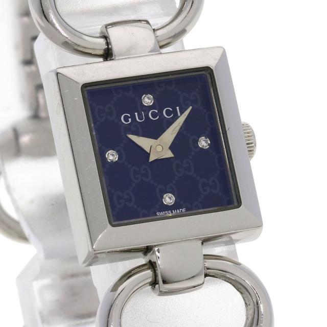 グッチ GUCCI 120 トルナヴォーニ 4Pダイヤモンド 腕時計 ステンレス