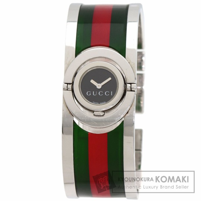 グッチ GUCCI 112  トワール  腕時計 ステンレススチール SSxプラスティック   レディース  中古の通販は 42,600円