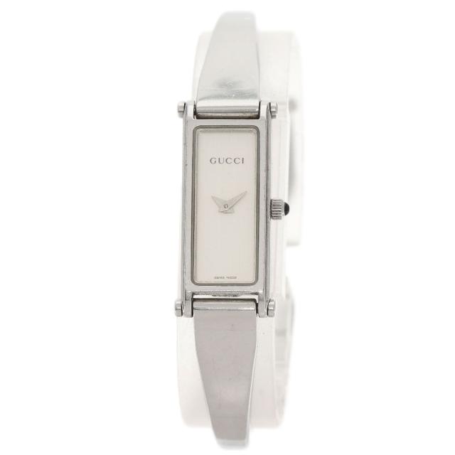 グッチ GUCCI 1500L スクエアフェイス 腕時計 ステンレススチール SS