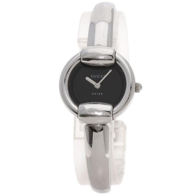 グッチ GUCCI 1400L ラウンドフェイス 腕時計 ステンレススチール SS  