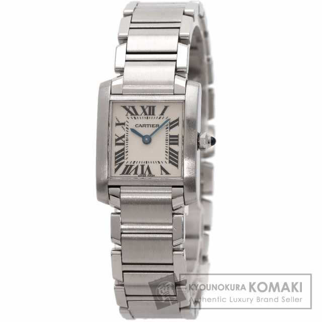 カルティエ CARTIER W51008Q3  タンクフランセーズ SM  腕時計 ステンレススチール SS   中古