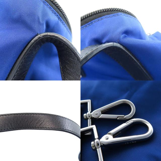 プラダ PRADA BR4696 ロゴ金具 2WAY トートバッグ ナイロン素材 レディース 中古_8