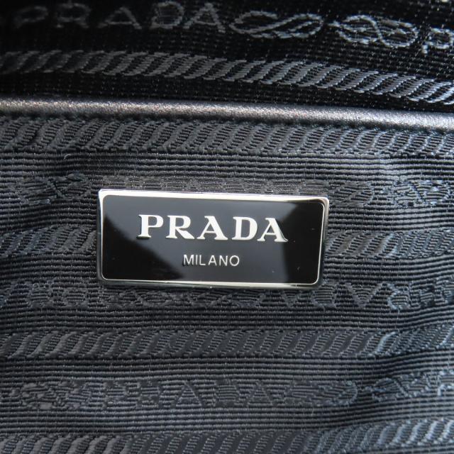 プラダ PRADA BR4696 ロゴ金具 2WAY トートバッグ ナイロン素材 レディース 中古_6