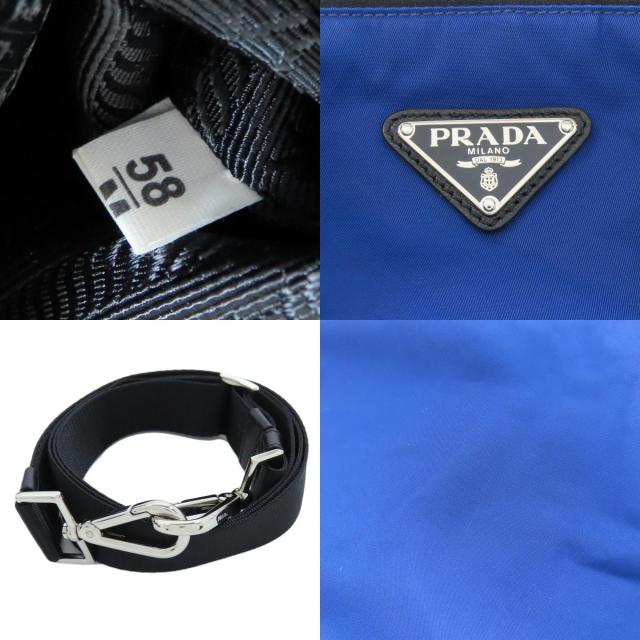 プラダ PRADA BR4696 ロゴ金具 2WAY トートバッグ ナイロン素材 レディース 中古_7