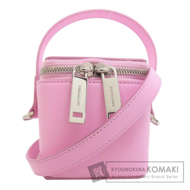 サルヴァトーレフェラガモ Salvatore Ferragamo  2WAY  ハンドバッグ レザー レディース  中古