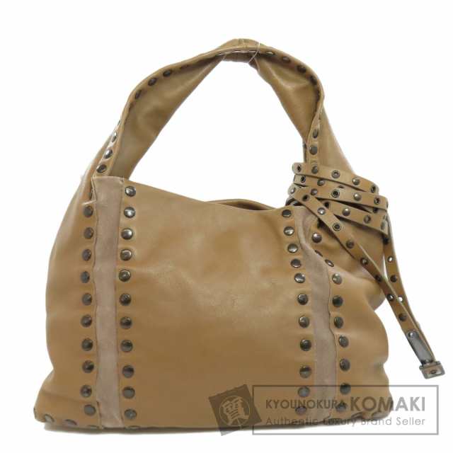ジミーチュウ Jimmy Choo  ベルトモチーフ  ハンドバッグ レザー レディース  中古の通販は