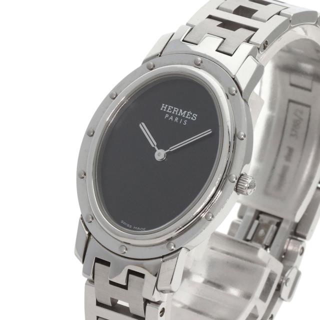 エルメス HERMES CO1.510 クリッパー オーバル 腕時計 ステンレス  
