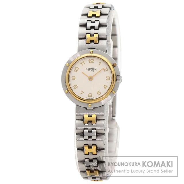 エルメス HERMES  オリンピア  腕時計 ステンレススチール SSxGP   レディース  中古の通販は