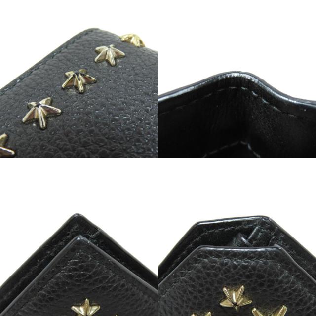 ジミーチュウ Jimmy Choo スターモチーフ 二つ折り財布（小銭入れあり） レザー 中古_8