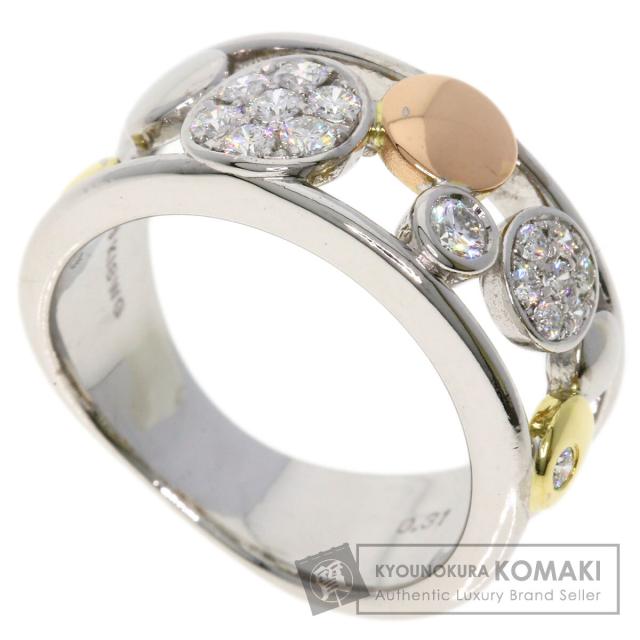 タサキ TASAKI ダイヤモンド リング・指輪 K18ホワイトゴールド レディース 中古