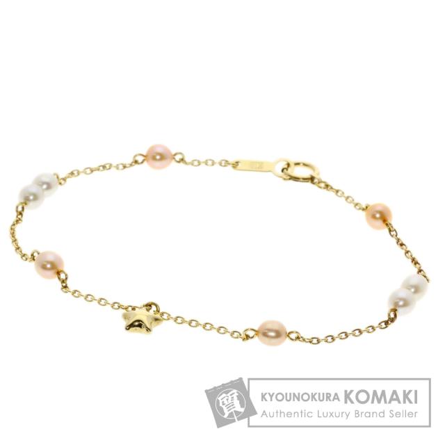 タサキ TASAKI 淡水パール 真珠 ブレスレット K18イエローゴールド 