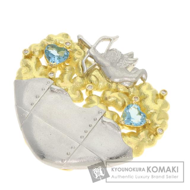 セレクトジュエリー SELECT JEWELRY  アクアマリン ダイヤモンド  ペンダントトップ 中古の通販は