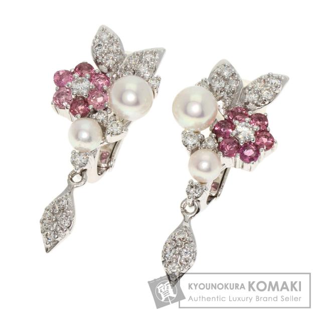 セレクトジュエリー SELECT JEWELRY パール 真珠 カラーストーン イヤリング 中古の通販は