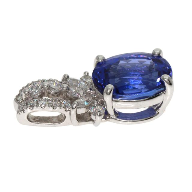 セレクトジュエリー SELECT JEWELRY  タンザナイト ダイヤモンド  ペンダントトップ 中古