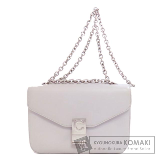 セリーヌ CELINE  C金具  ショルダーバッグ レザー レディース  中古