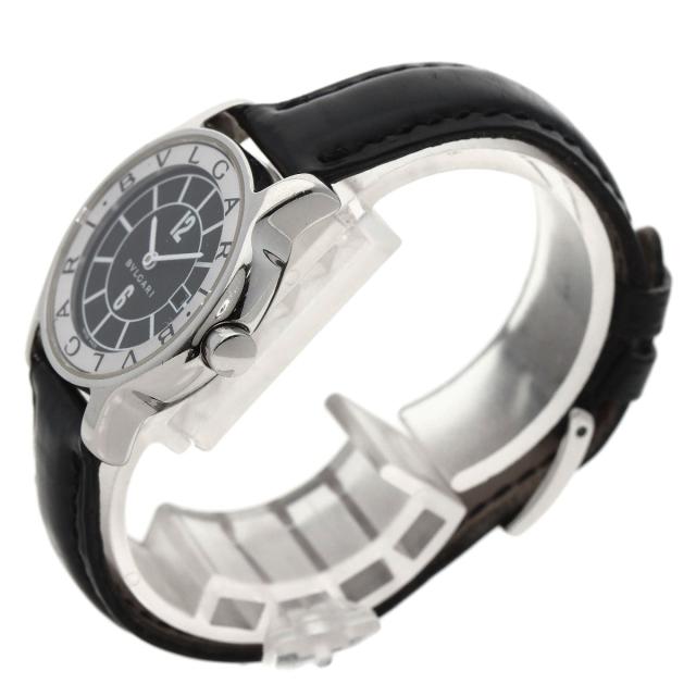 ブルガリ BVLGARI ST29S ソロテンポ 腕時計 ステンレススチール 革 レディース 中古_2