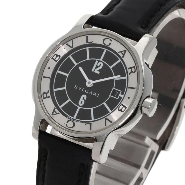 ブルガリ BVLGARI ST29S ソロテンポ 腕時計 ステンレススチール 革 レディース 中古_3